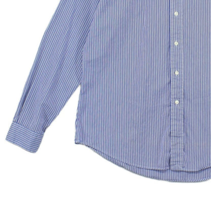 Mens Striped Shirt Custom Fit Button Up