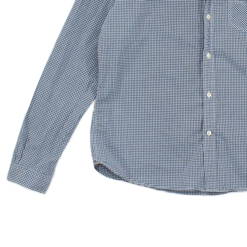 Mens Check Shirt Tailored Button Up