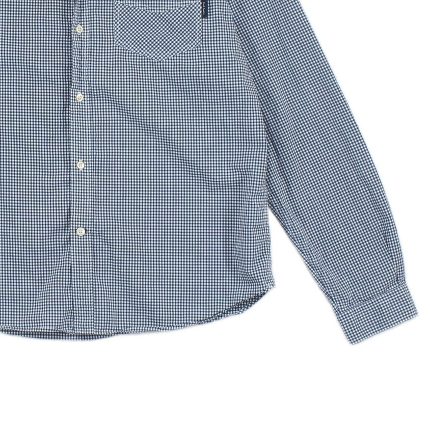 Mens Check Shirt Tailored Button Up