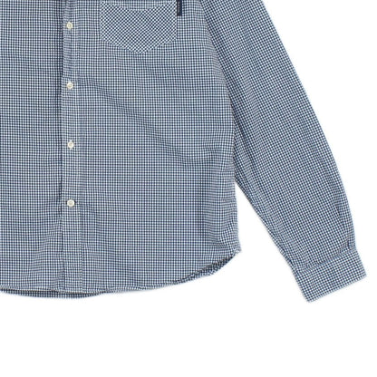 Mens Check Shirt Tailored Button Up
