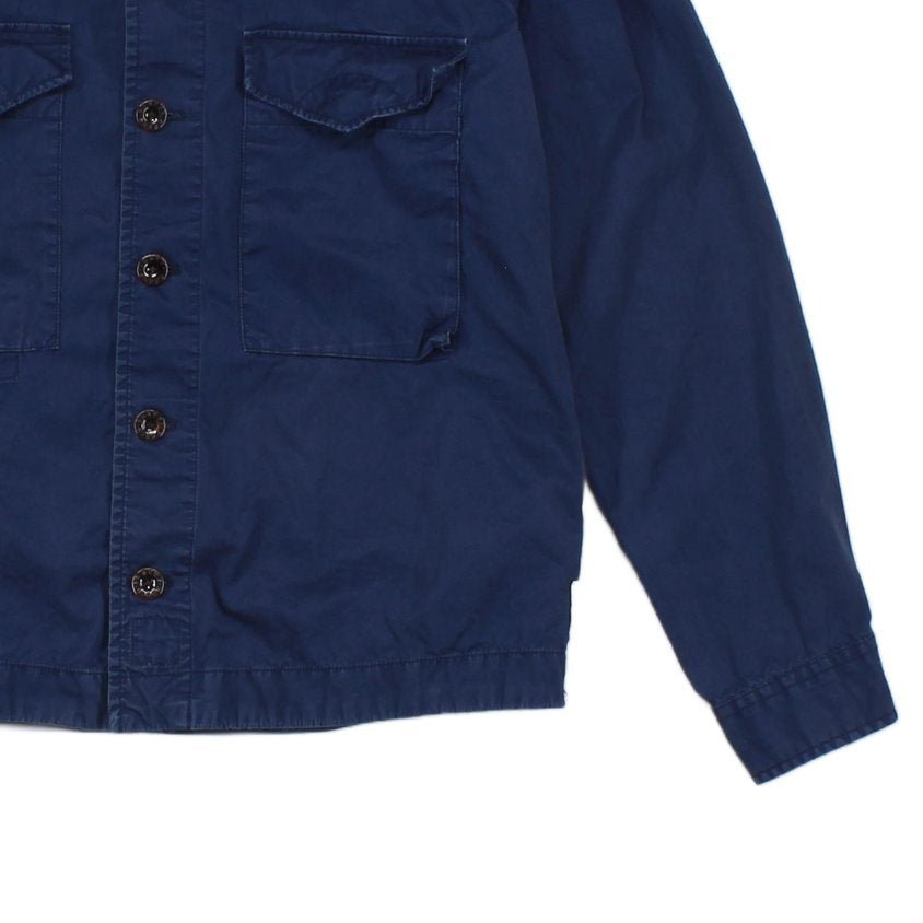 Mens Field Overshirt Button Chest Cotton