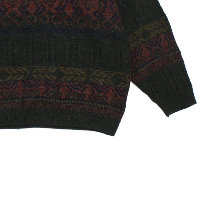 Mens Grandad Jumper Knitted