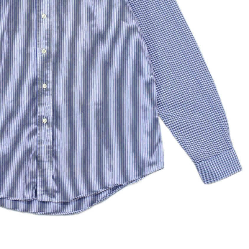 Mens Striped Shirt Custom Fit Button Up