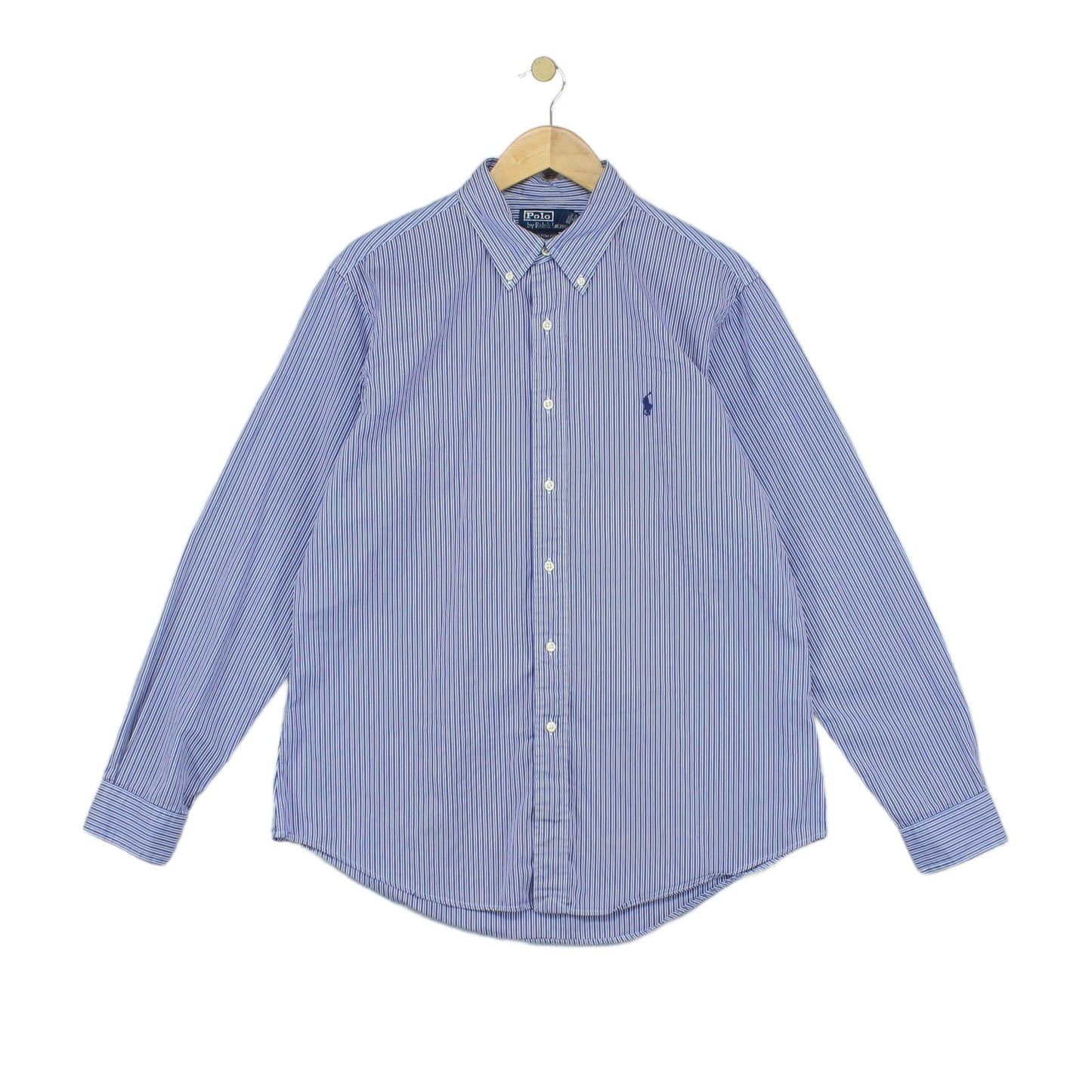 Mens Striped Shirt Custom Fit Button Up
