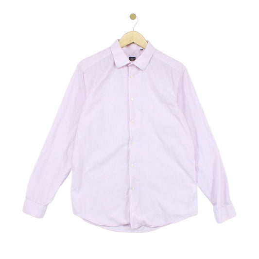 Mens Striped Shirt Made In Italy Button Up