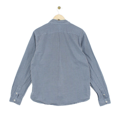 Mens Check Shirt Tailored Button Up