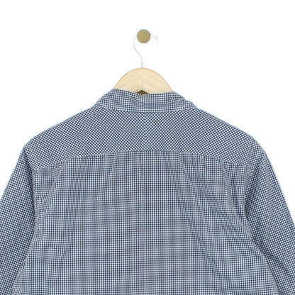 Mens Check Shirt Tailored Button Up