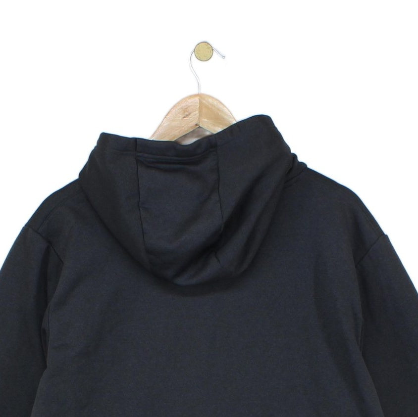 Mens Fleece Hoodie Logo Print Drawstring