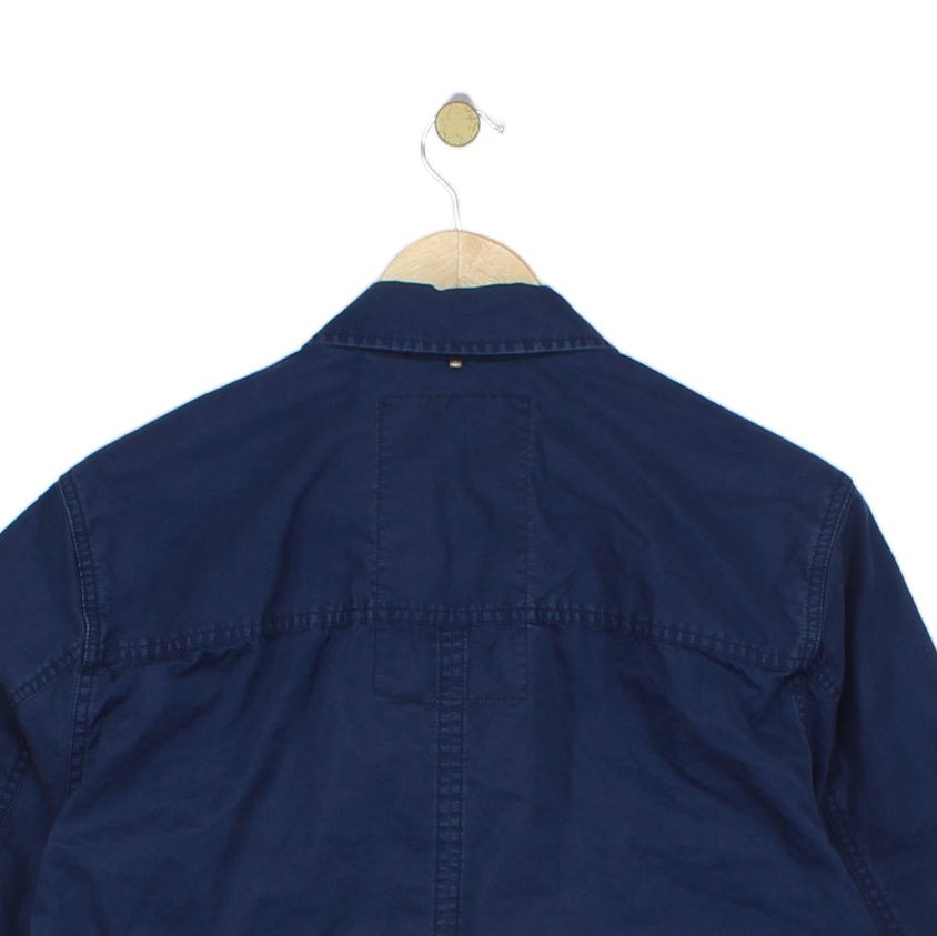 Mens Field Overshirt Button Chest Cotton