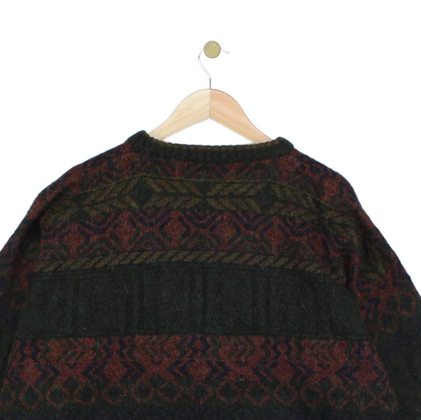 Mens Grandad Jumper Knitted