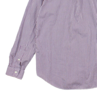 Mens Striped Shirt Slim Fit Button Down