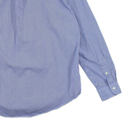 Mens Striped Shirt Custom Fit Button Up