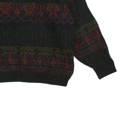 Mens Grandad Jumper Knitted