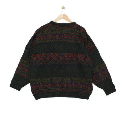 Mens Grandad Jumper Knitted