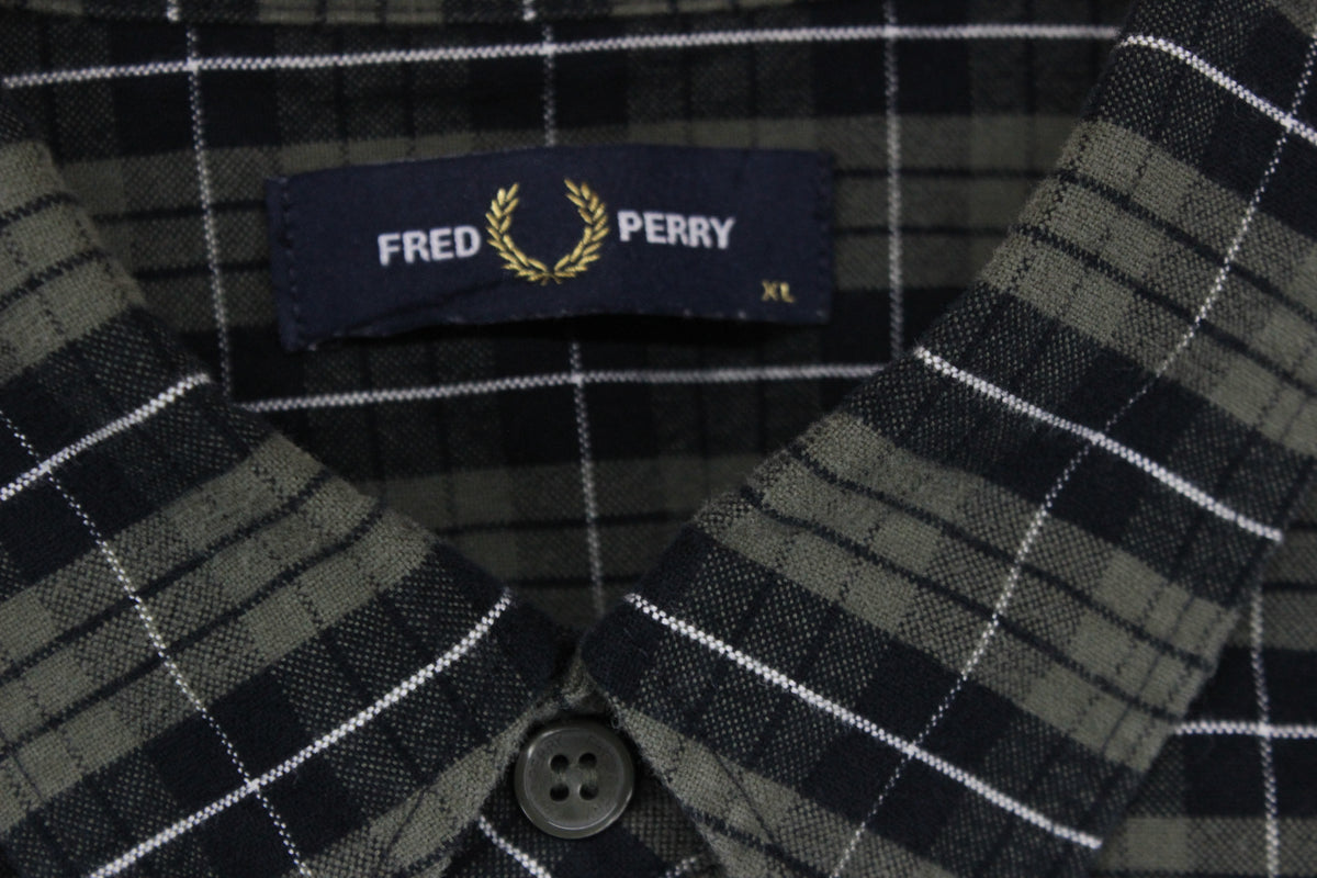Mens Plaid Shirt Long Sleeve Button Up
