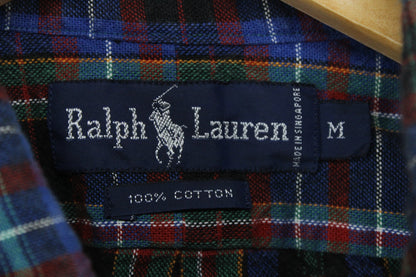 Mens Plaid Shirt Button Down