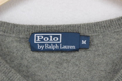 Mens V-Neck Jumper Long Sleeve Merino Wool