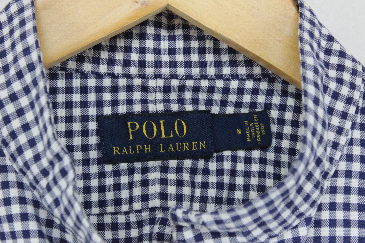 Mens Check Shirt Long Sleeve Classic Grandad Collar