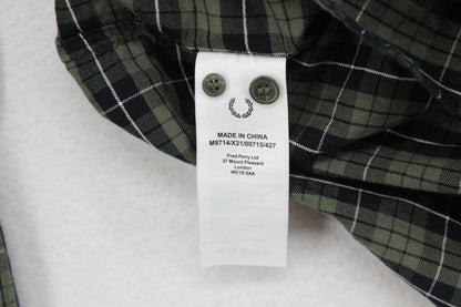 Mens Plaid Shirt Long Sleeve Button Up