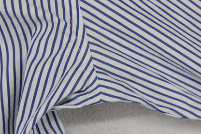 Mens Striped Shirt Button Up Long Sleeve Classic