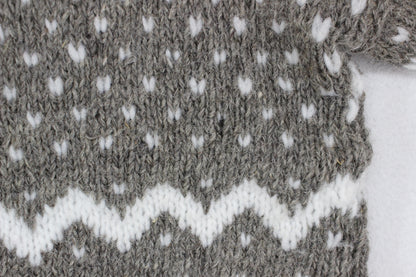 Mens Nordic Jumper Chunky Knit Pattern Wool
