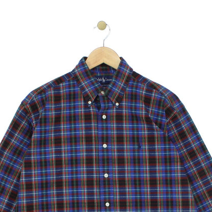 Mens Plaid Shirt Button Down