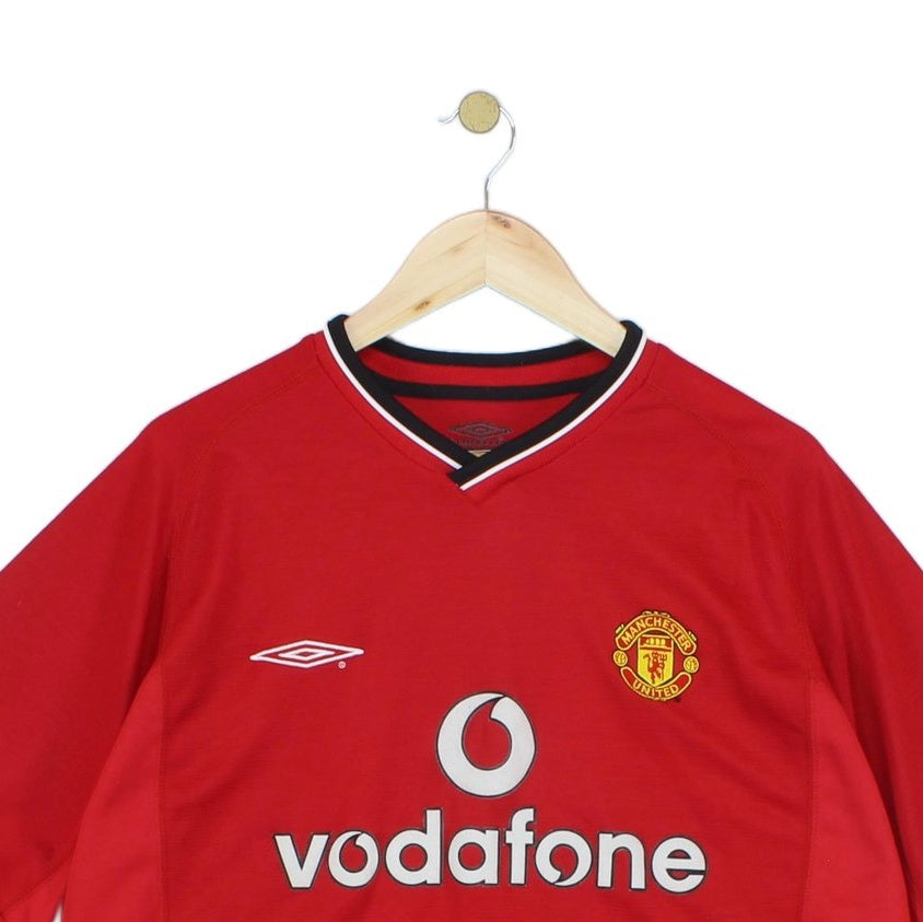 Mens Manchester United 2000-02 Football Shirt Home Jersey