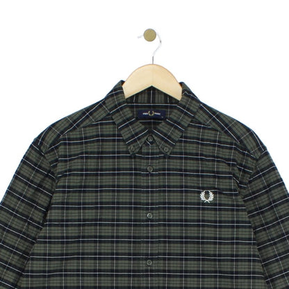 Mens Plaid Shirt Long Sleeve Button Up