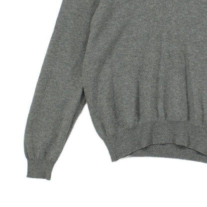 Mens V-Neck Jumper Long Sleeve Merino Wool