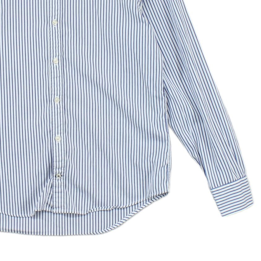 Mens Striped Shirt Button Up Long Sleeve Classic