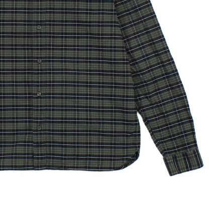 Mens Plaid Shirt Long Sleeve Button Up