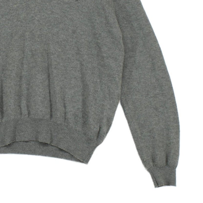 Mens V-Neck Jumper Long Sleeve Merino Wool