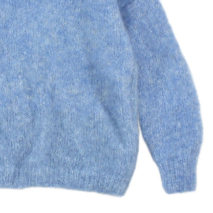 Womens Mohair Jumper Crew Neck Wool Blend