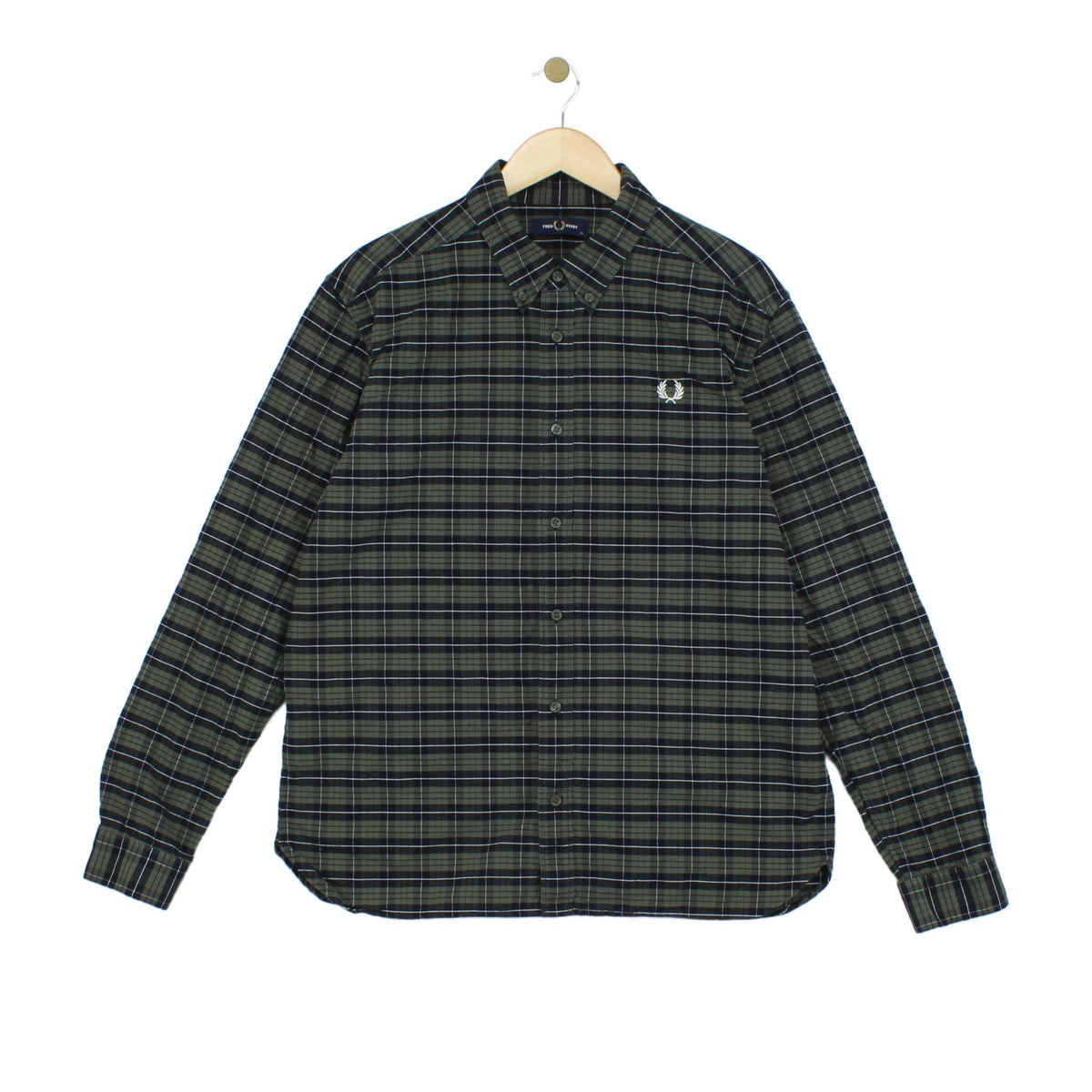 Mens Plaid Shirt Long Sleeve Button Up