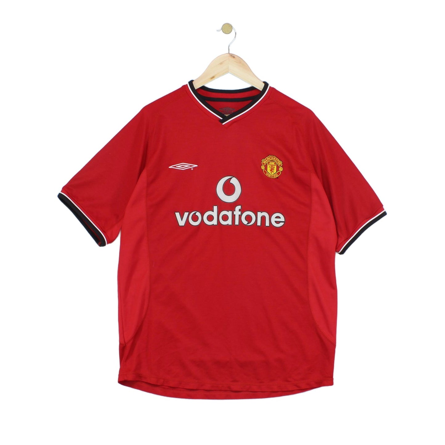 Mens Manchester United 2000-02 Football Shirt Home Jersey