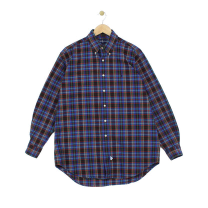 Mens Plaid Shirt Button Down