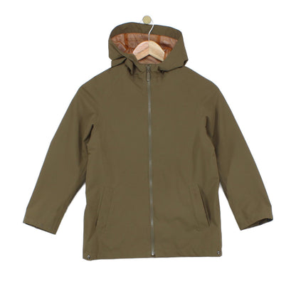 Boys Waterproof Jacket Lightweight Breathable Hooded