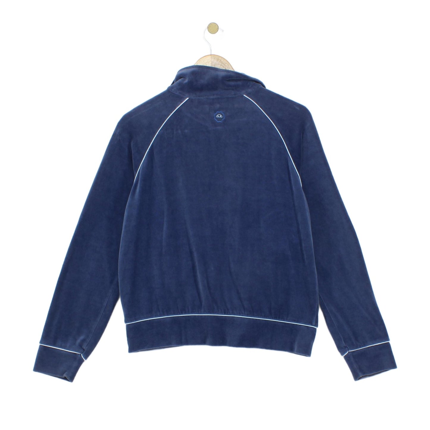 Womens Velour Track Jacket Retro Full Zip