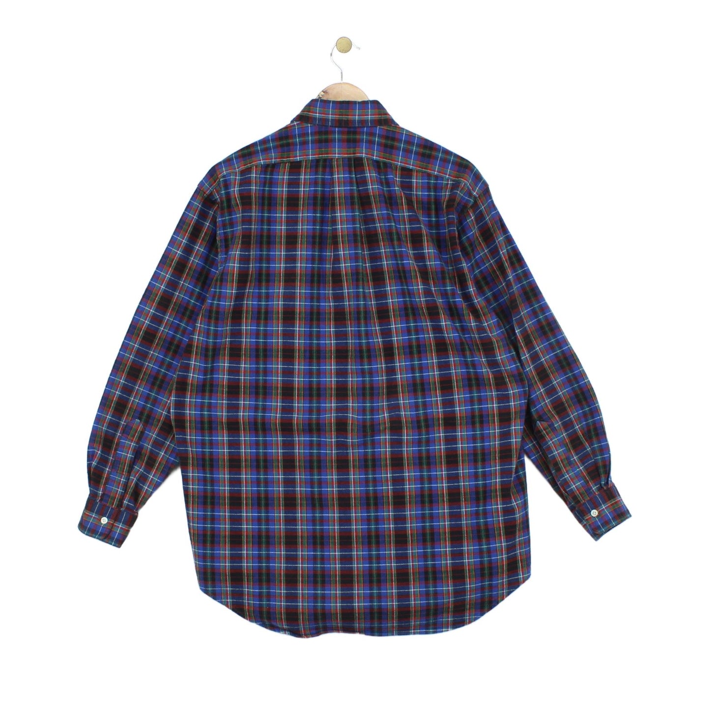 Mens Plaid Shirt Button Down