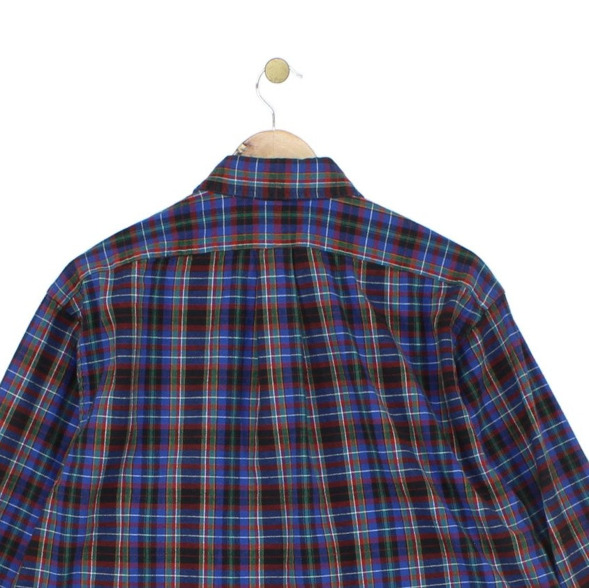 Mens Plaid Shirt Button Down