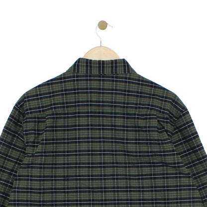 Mens Plaid Shirt Long Sleeve Button Up