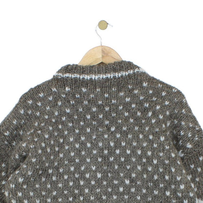 Mens Nordic Jumper Chunky Knit Pattern Wool