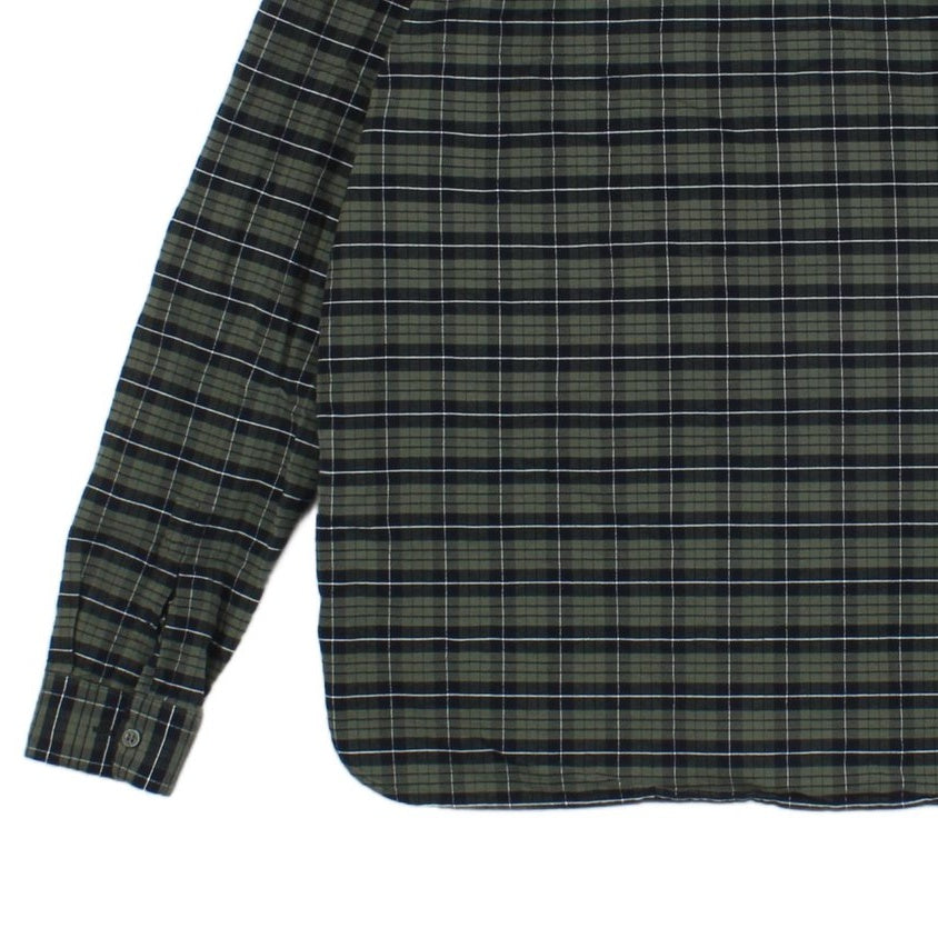 Mens Plaid Shirt Long Sleeve Button Up