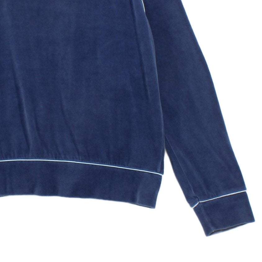 Womens Velour Track Jacket Retro Full Zip