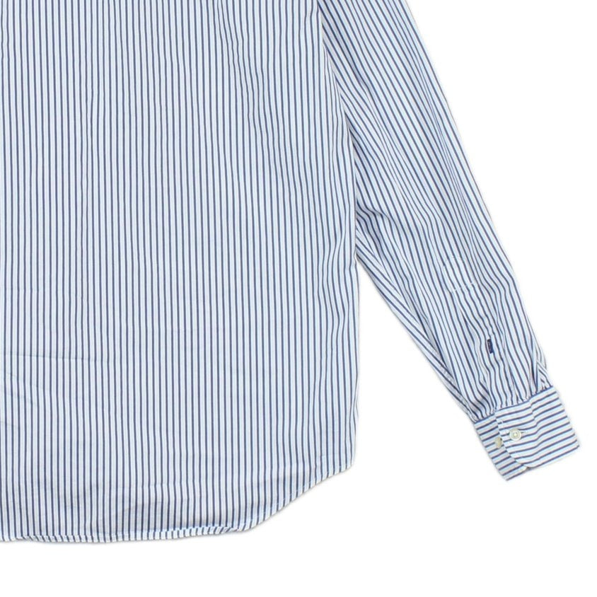 Mens Striped Shirt Button Up Long Sleeve Classic