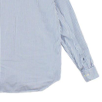 Mens Striped Shirt Button Up Long Sleeve Classic