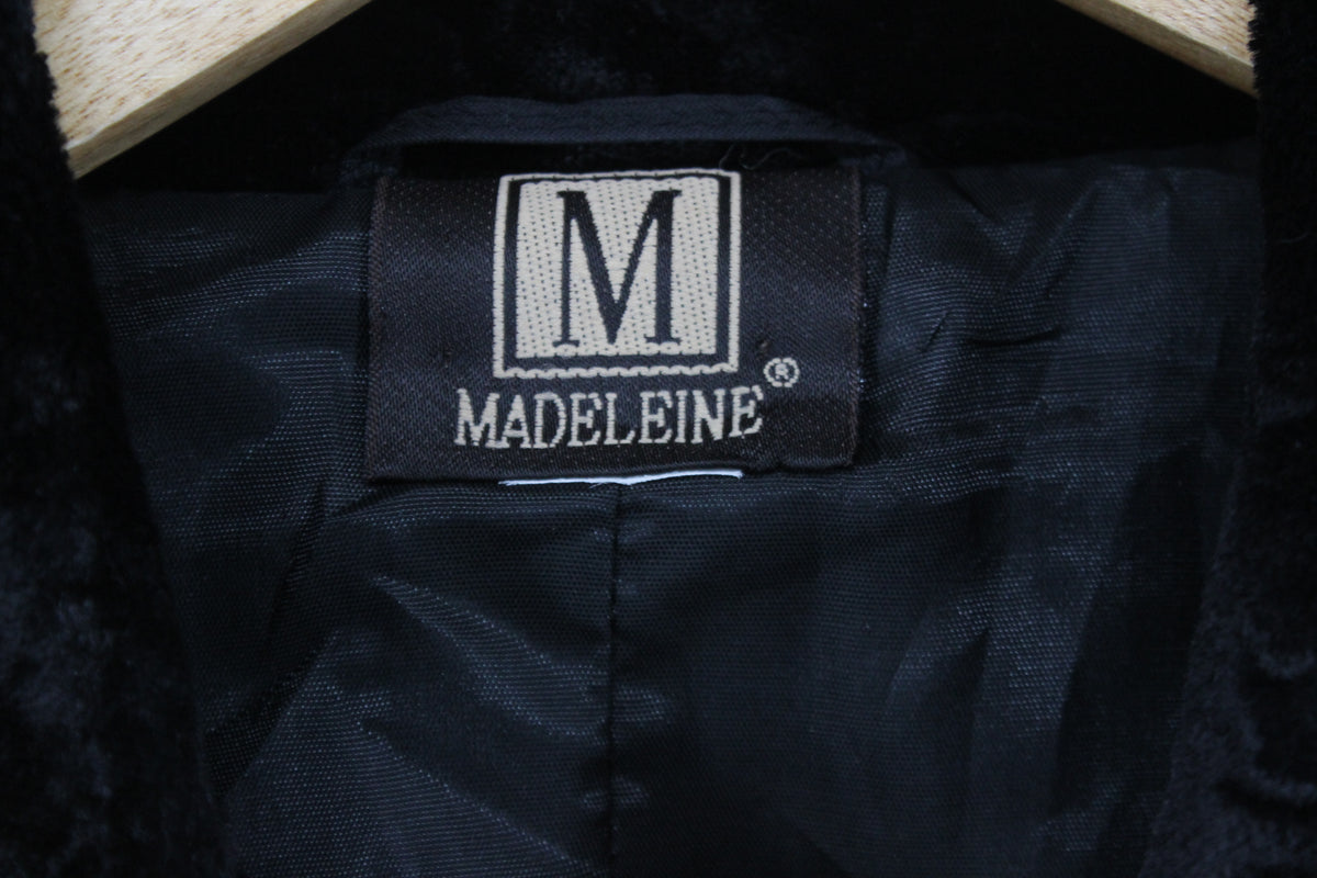 Womens Velour Jacket Button Long Sleeve