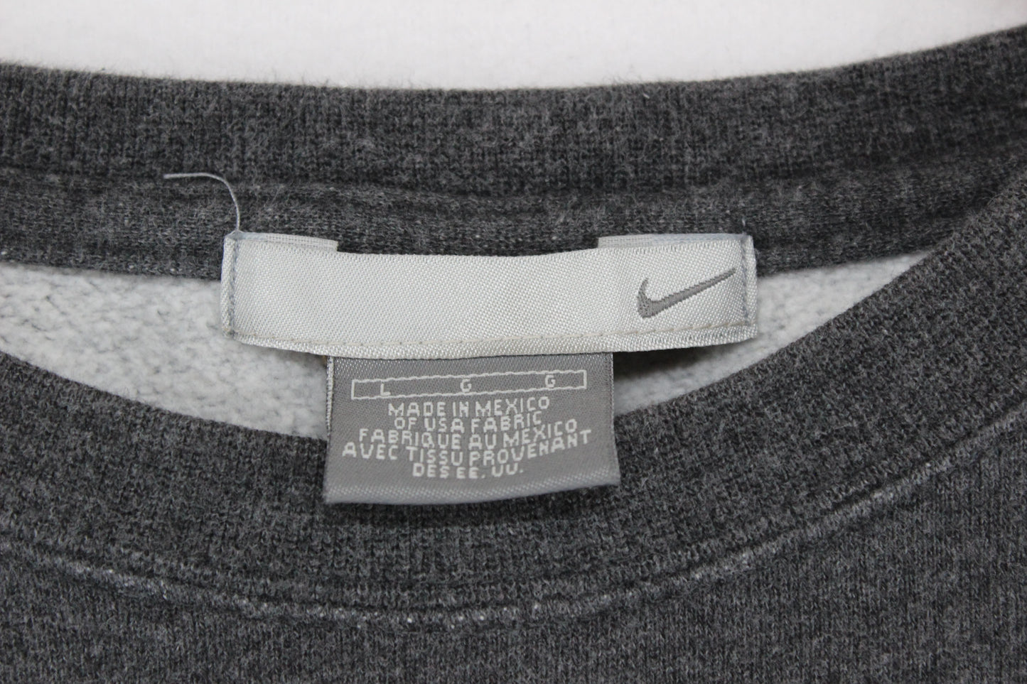 Womens Reworked Sweatshirt Spell Out Embroidered