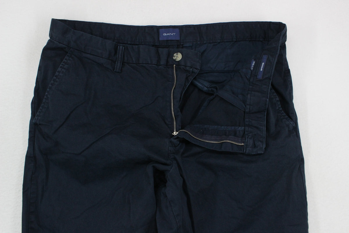 Mens Chino Trousers Stretch Button Fly