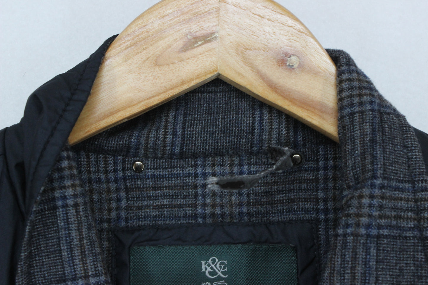 Mens Quilted Jacket Classic Button Pocket